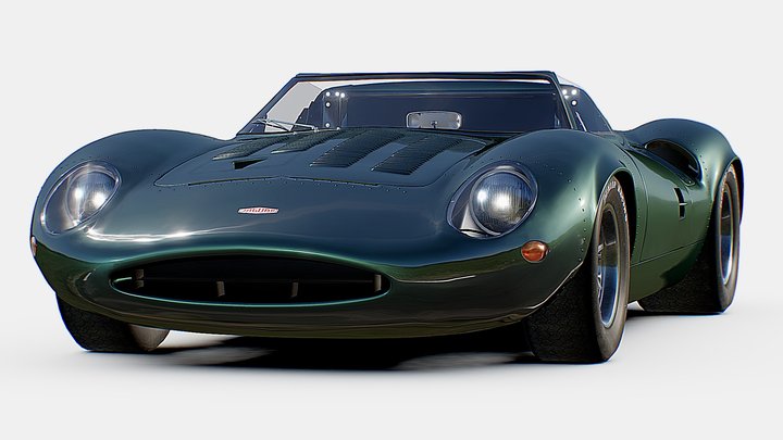 Jaguar XJ13 1959 | www.vecarz.com 3D Model