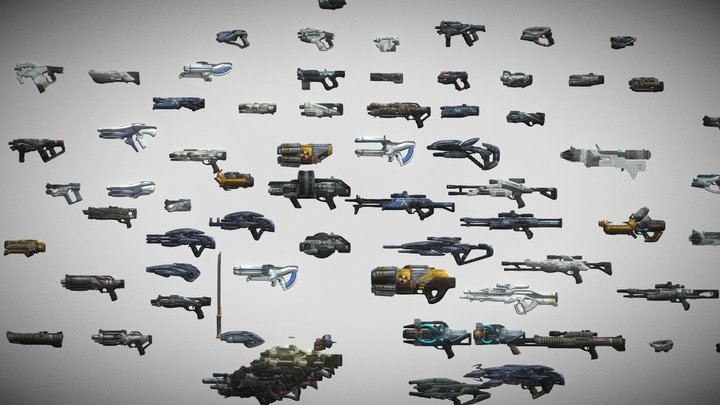 mass effect ultra pack 3D Model