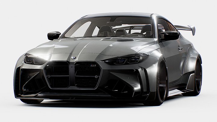 BMW G82 M4 with Adro Kit 2022 | www.vecarz.com 3D Model