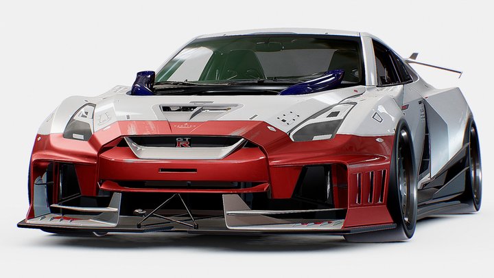 Nissan GTR Legendary NFS | www.vecarz.com 3D Model