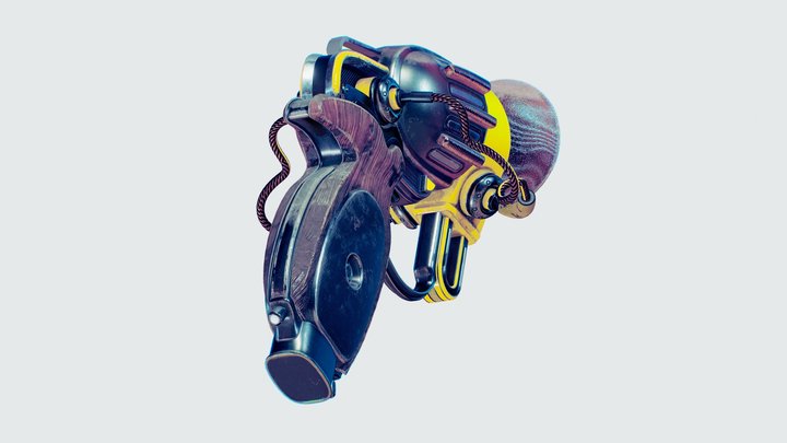 Welder Gun | Sci-Fi Tool 3D Model