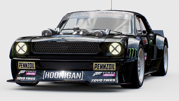 Hoonicorn Ken Block | www.vecarz.com 3D Model